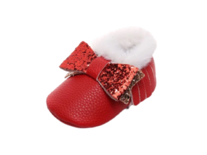 Pantofi  Model Shine - Imblaniti - Piele ecologica - Fete - Rosu