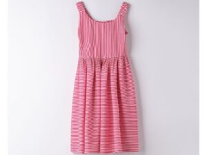 Rochie cu model in dungi pentru fete -  4.8885 - Rosu