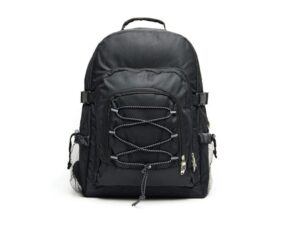 Rucsac  negru - poliester - 33x47x18cm - pentru femei si barbati