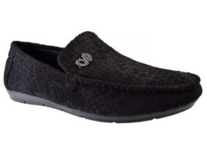 Mocasini barbati - Negri - din material textil