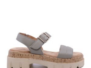 Sandale chunky femei Benvenuti verzi din piele  1937DS4243230V