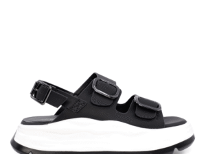 Sandale femei Benvenuti negre din piele  1277DS3827N