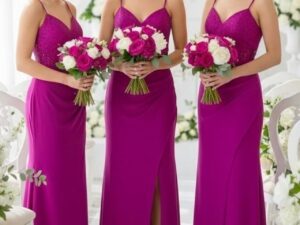 Set 5 bucati Rochie lunga de seara Serelya