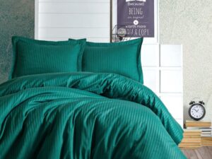 Set Lenjerie de pat double din Satin