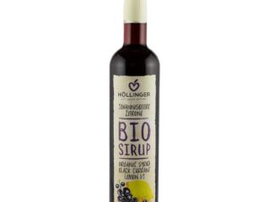 Sirop Bio din Coacaze Negre cu Lamaie