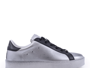 Sneakers bărbați Enzo Bertini argintii din piele naturală 2929BP003AG