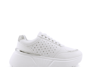 Sneakers femei Solo Donna albi din sintetic 2547DP0534A