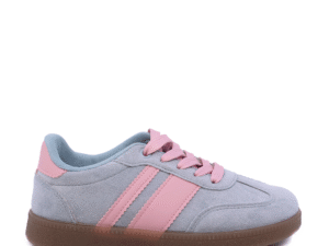 Sneakers fetițe Benvenuti albaștri cu detalii roz  1411FP0329VBL