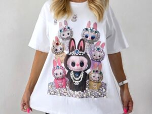 Tricou dama cu print La BuBu