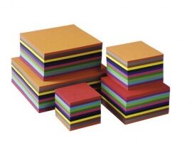 Set 480 coli pliabile colorate 16 x 16 cm - Heutink
