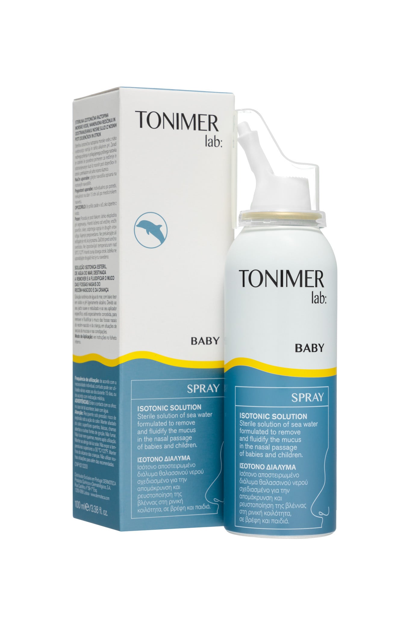 Reducere 25% - Spray nazal izotonic pentru copii, Baby Spray, 100 ml, Tonimer 1 Spray nazal izotonic pentru copii