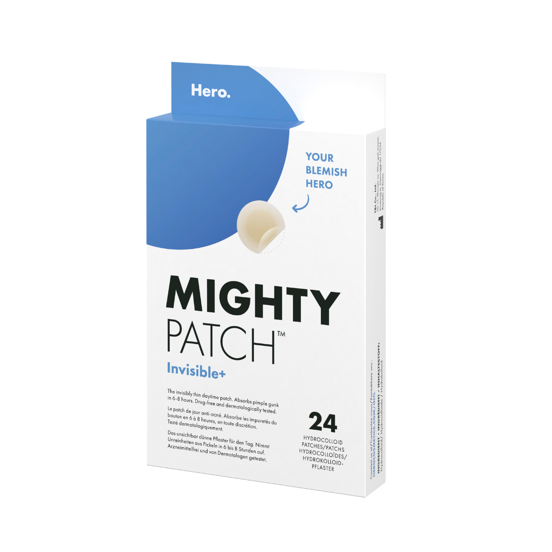 Reducere 20% - Plasturi hidrocoloidali pentru acnee Mighty Patch Invisible, 24 bucati, Hero 1 Plasturi hidrocoloidali pentru acnee Mighty Patch Invisible