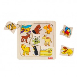 Reducere 39% - Joc puzzle de asociere Casutele animalelor 2 2 Reducere 39% - Joc puzzle de asociere Casutele animalelor 2 - imagine 2