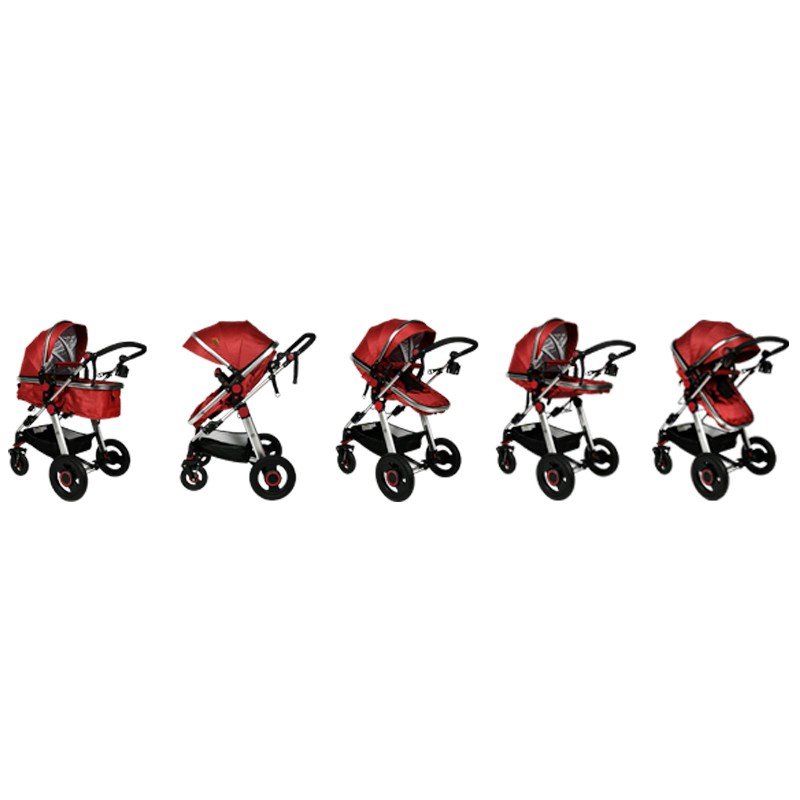 Reducere 53% - Carucior 2 in 1 reversibil S-18 Buf Boof Linen Red 0-36 luni 1 Carucior 2 in 1 reversibil S-18 Buf Boof Linen Red 0-36 luni
