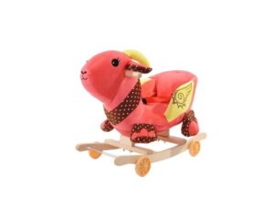 Balansoar 2 in 1 Caprita cu roti si muzica