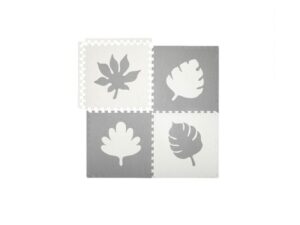 Covoras de joaca puzzle Momi Feli 120x120 cm grey