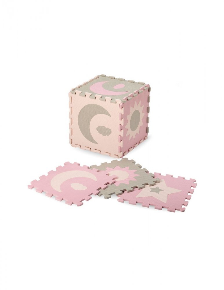 Reducere 60% - Covoras de joaca puzzle Momi Nebe 93 x 93 cm Pink 2 Reducere 60% - Covoras de joaca puzzle Momi Nebe 93 x 93 cm Pink - imagine 2