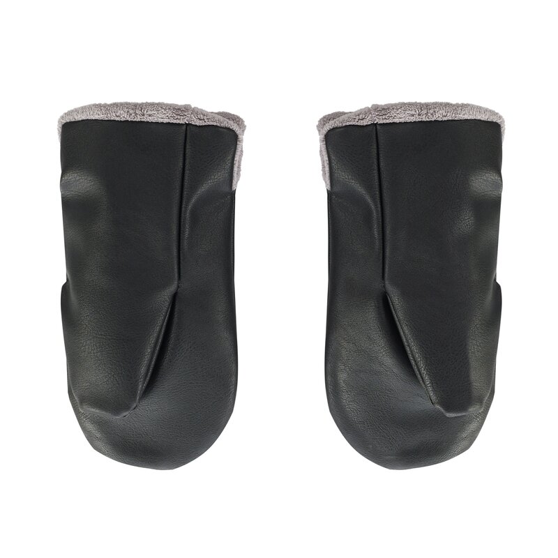 Reducere 47% - Manusi magnetice pentru carucior Jane Black pentru vremea rece, interior din fleece si exterior imitatie piele 2 interior din fleece si exterior imitatie piele