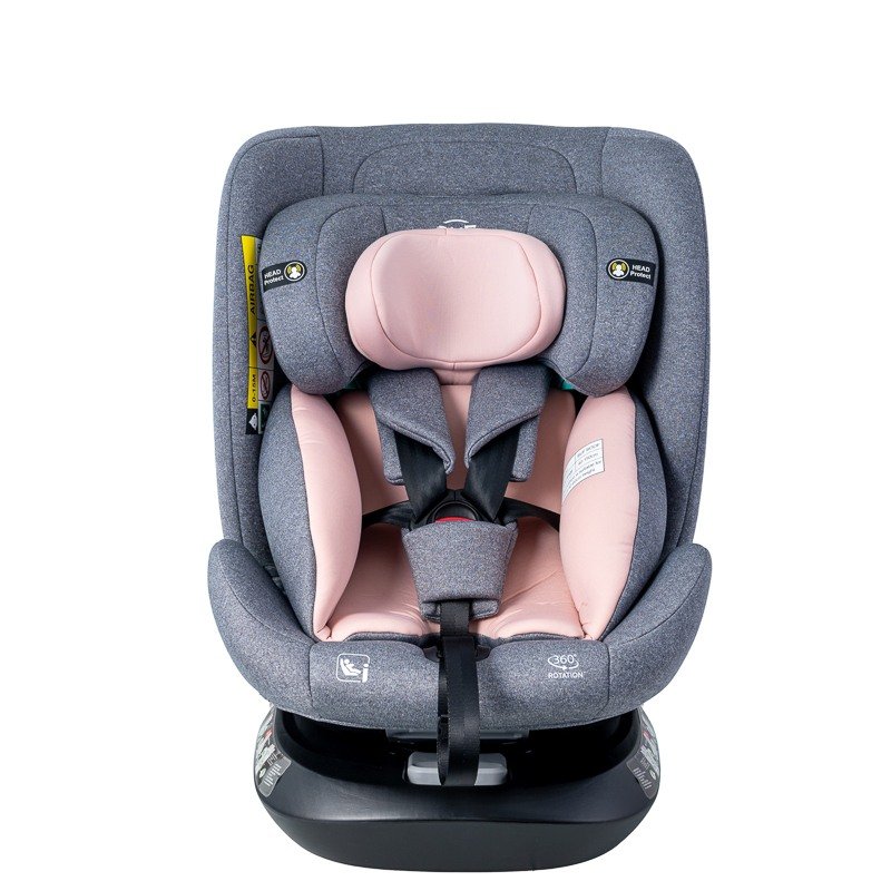 Reducere 44% - Scaun auto Deluxe Buf Boof i-Size cu isofix rotativ 360 grade 40-150 cm Saphir Pink 1 Scaun auto Deluxe Buf Boof i-Size cu isofix rotativ 360 grade 40-150 cm Saphir Pink