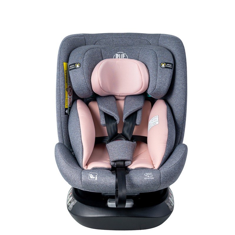Reducere 44% - Scaun auto Deluxe Buf Boof i-Size cu isofix rotativ 360 grade 40-150 cm Saphir Pink 2 Reducere 44% - Scaun auto Deluxe Buf Boof i-Size cu isofix rotativ 360 grade 40-150 cm Saphir Pink - imagine 2