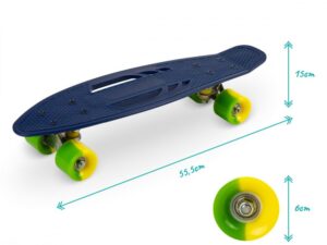 Skateboard copii Qkids Galaxy Lemon