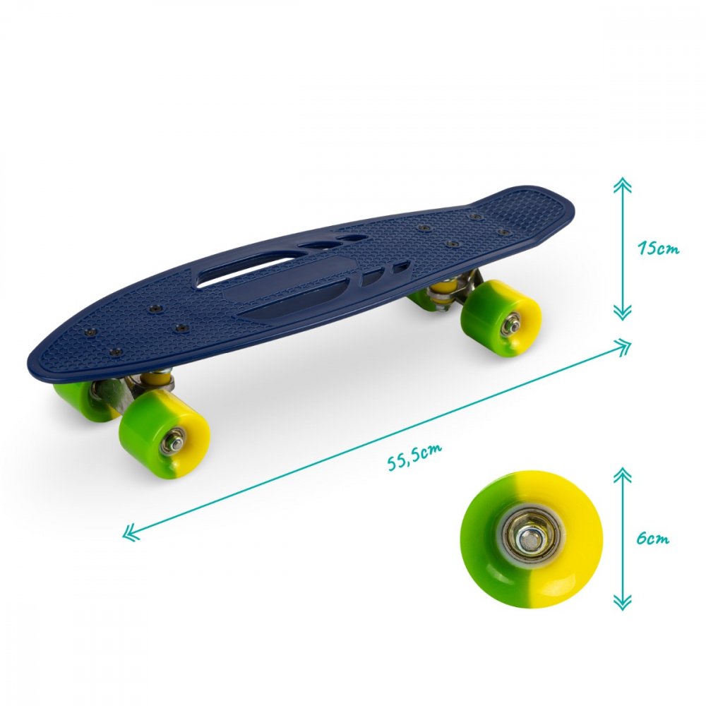 Reducere 70% - Skateboard copii Qkids Galaxy Lemon 1 Skateboard copii Qkids Galaxy Lemon