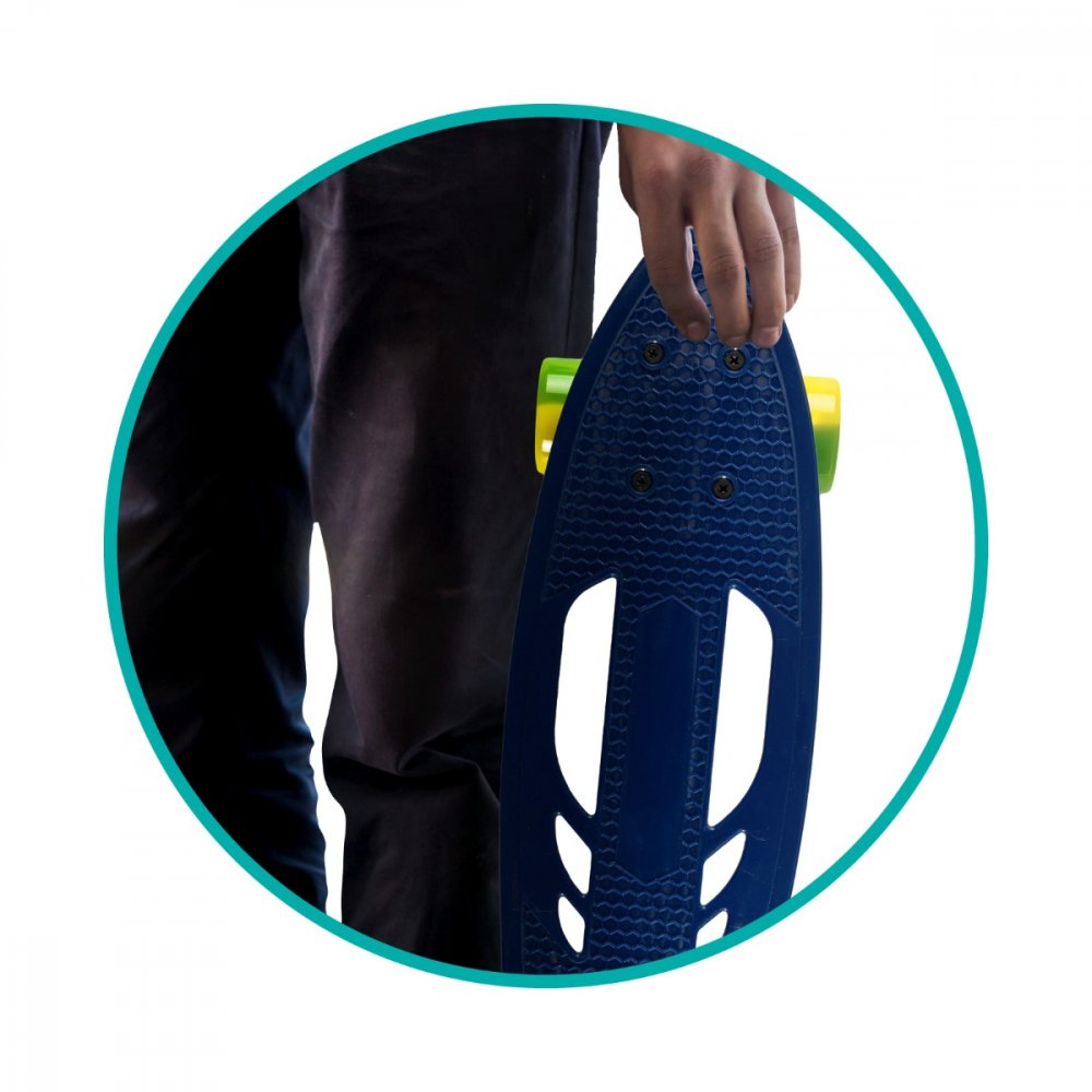 Reducere 70% - Skateboard copii Qkids Galaxy Lemon 2 Reducere 70% - Skateboard copii Qkids Galaxy Lemon - imagine 2