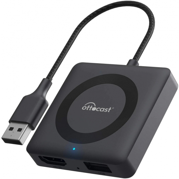 Reducere 17% - Adaptor Carplay / Android Auto Wireless Ottocast Car TV Mate Max pentru Apple iPhone / Android Series CA361-C4 1 Adaptor Carplay / Android Auto Wireless Ottocast Car TV Mate Max pentru Apple iPhone / Android Series CA361-C4