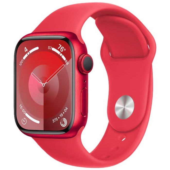Reducere 50% - Apple Watch Series 9 2023, GPS + Cellular, Aluminium 41mm N/A Red Foarte bun 1 Apple Watch Series 9 2023