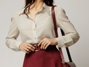 Camasa DY Fashion ivoar cu guler si inchidere cu nasturi