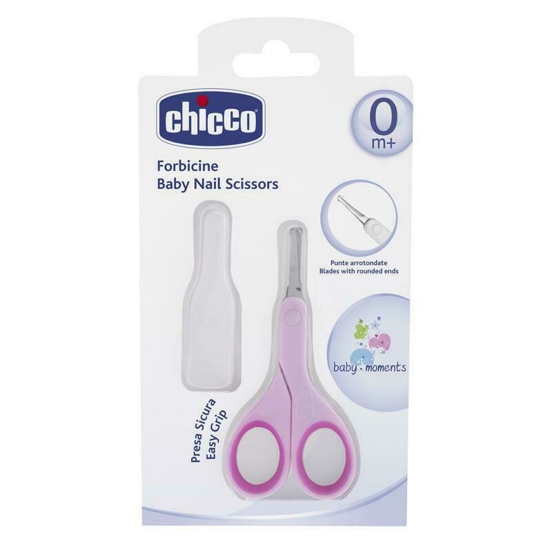 Reducere 38% - Forfecuta, Chicco, Cu protectie, 0 luni+, Roz 1 Forfecuta