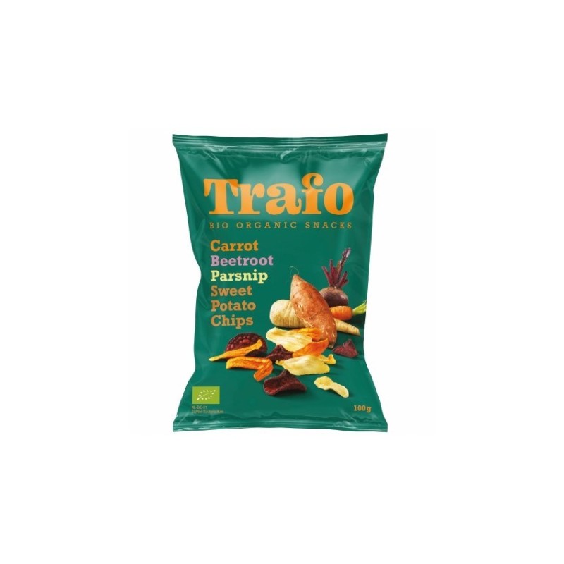 Reducere 14% - Chipsuri Bio de Legume, 100 g, Trafo 1 Chipsuri Bio de Legume