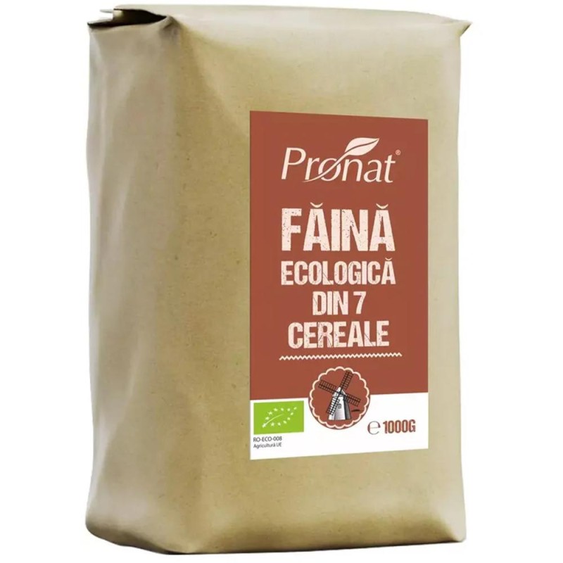 Reducere 14% - Faina 7 Cereale, Bio, 1 kg 1 Faina 7 Cereale