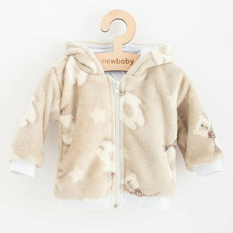 Reducere 45% - Hanorac de iarna, New Baby, Pentru bebelusi, Wellsoft, Marime 56, Poliester si capsuseala din bumbac, Polar Bear 1 Hanorac de iarna