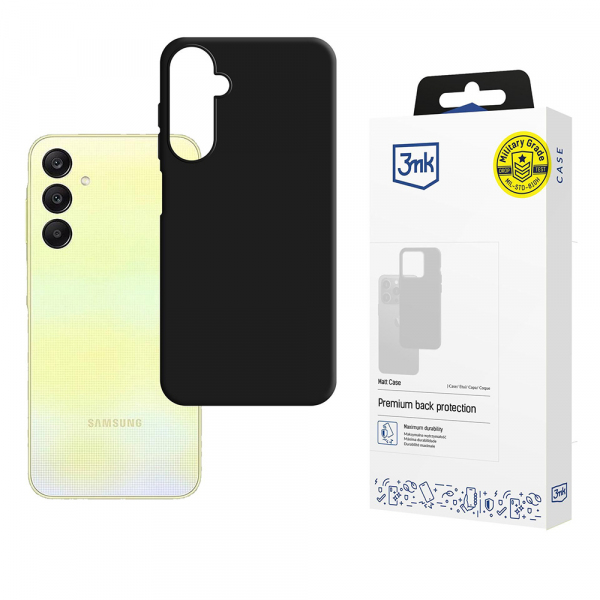 Reducere 34% - Husa pentru Samsung Galaxy A26 A266, 3MK, Neagra Mata 1 Husa pentru Samsung Galaxy A26 A266