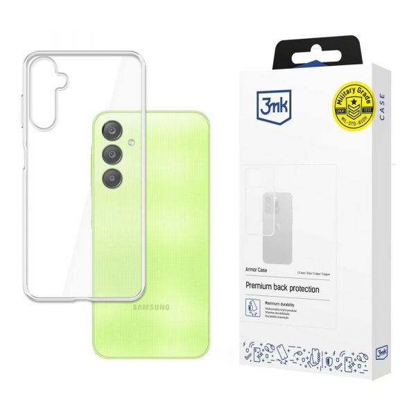 Reducere 35% - Husa pentru Samsung Galaxy A55 5G A556, 3MK, Armor, Transparenta 1 Husa pentru Samsung Galaxy A55 5G A556