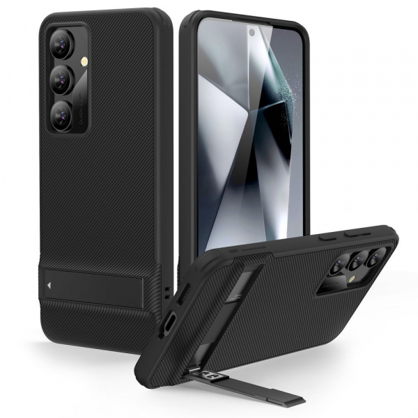 Reducere 32% - Husa pentru Samsung Galaxy S24 S921, ESR, Air Shield Boost Kickstand, Neagra 1 Husa pentru Samsung Galaxy S24 S921