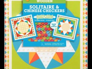 Joc de societate 2 in 1 Solitaire si Sah chinezesc - Melissa & Doug