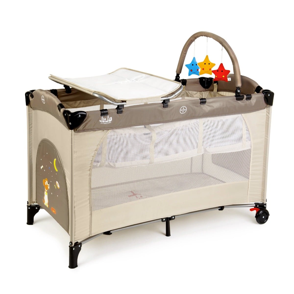 Patut pliant 2 niveluri Juju Sleepy Baby