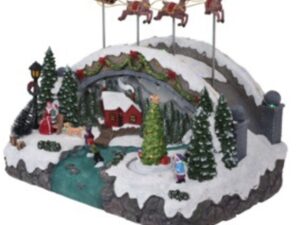 Decoratiune luminoasa Village with Tree