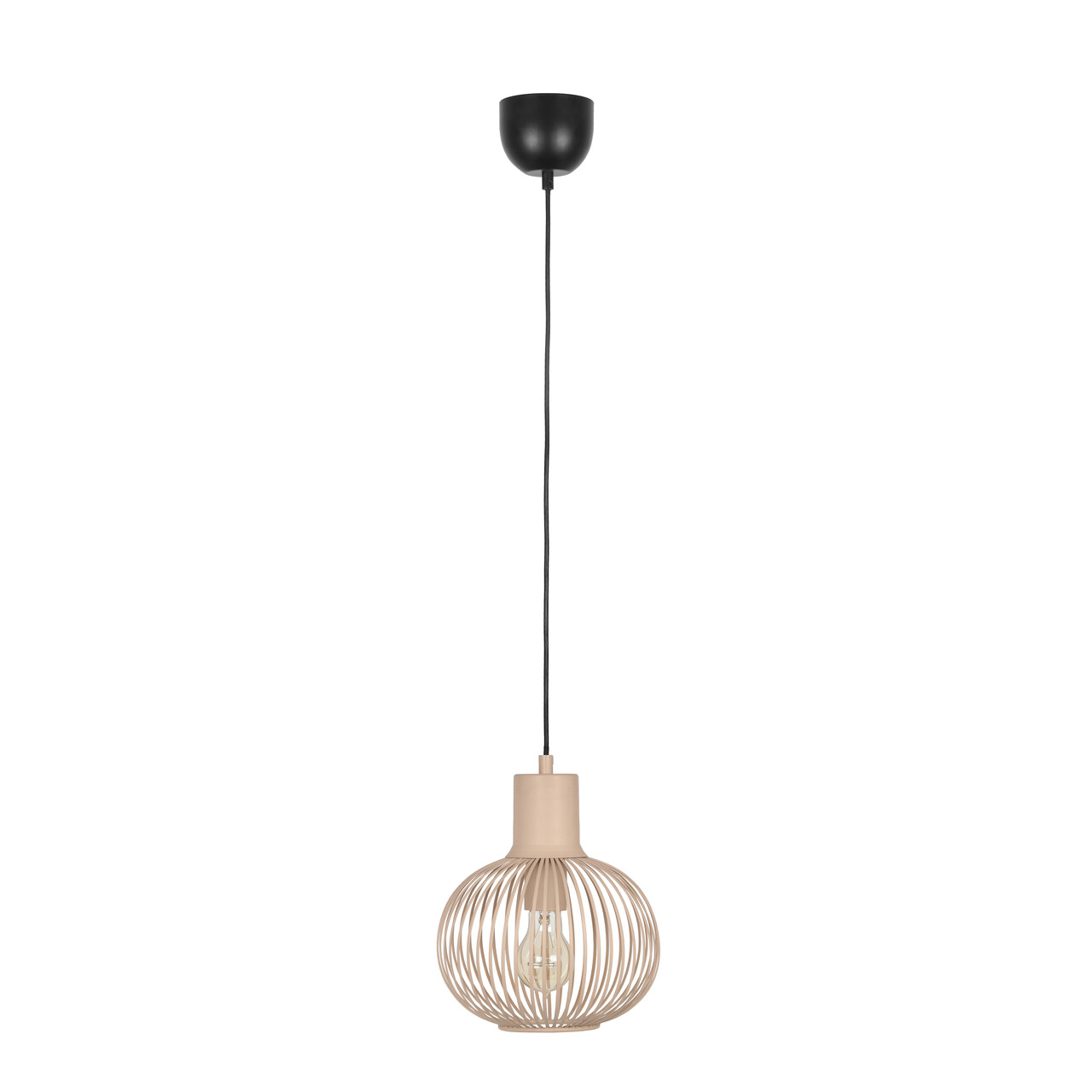Reducere 20% - Lustra Gila, TRIO, 23x150 cm, 10W, 1x E27, metal, bej/negru 1 Lustra Gila
