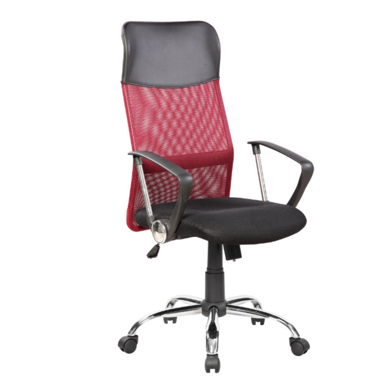 Reducere 24% - Scaun de birou ergonomic Bedora Lotte, Mesh, Negru/Rosu 1 Scaun de birou ergonomic Bedora Lotte