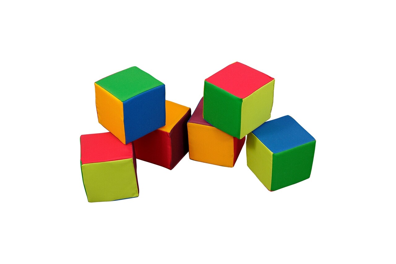 Reducere 24% - Set 6 cuburi educative, Multicolor 2 Multicolor