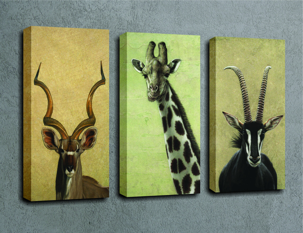 Reducere 17% - Tablou decorativ, UC68, Dimensiune: 45 x 20 cm (3 bucăți), Multicolor 1 Tablou decorativ