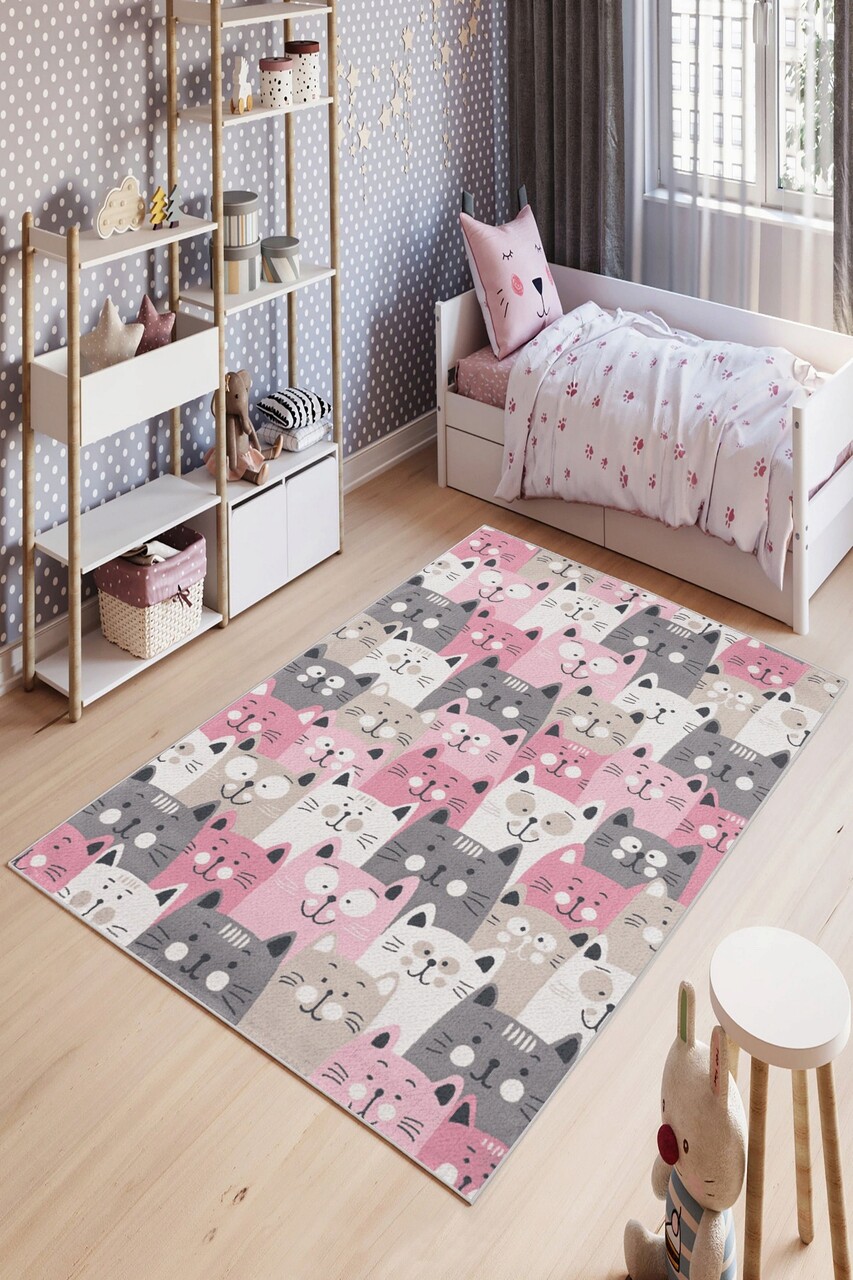 Reducere 22% - Covor pentru copii, W1015, 100x150 cm, Multicolor 1 Covor pentru copii