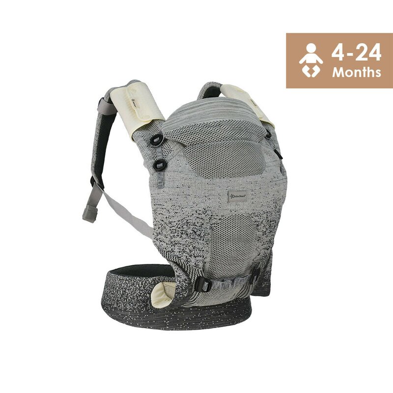 Reducere 43% - Marsupiu bebe, Bebe Stars, Heart Air Max, Cu 3 moduri de purtare, Conform cu EN13209-2, EN71-2, EN71-3, 4 - 24 luni, Grey 1 Marsupiu bebe