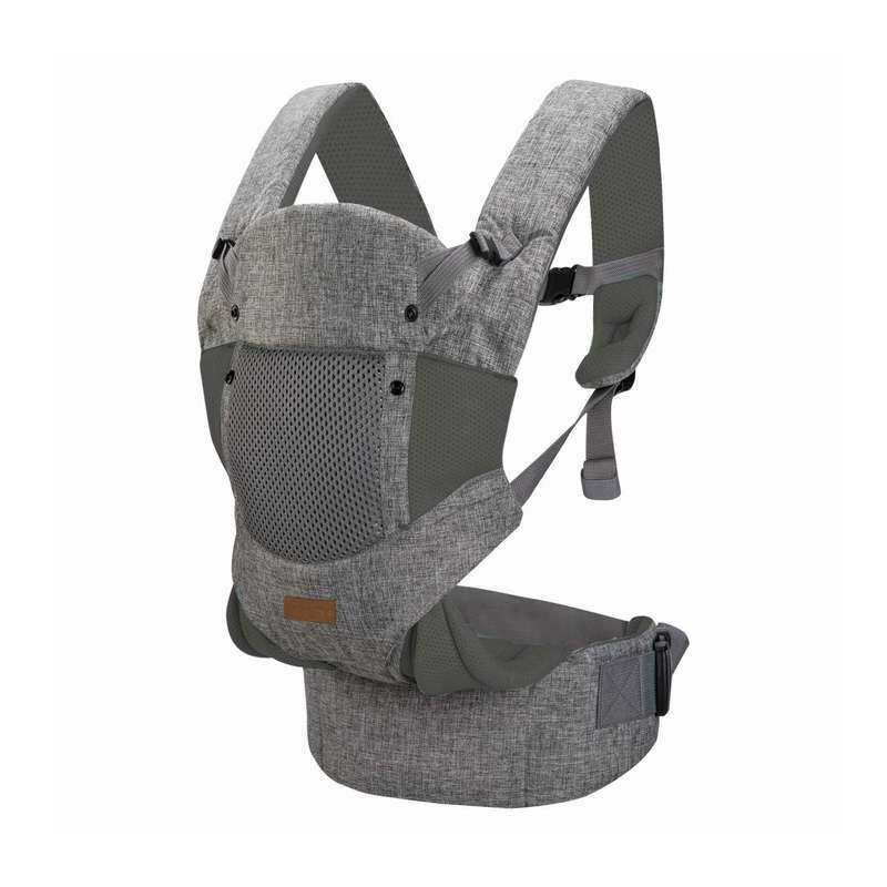 Reducere 40% - Marsupiu bebe, FreeON, Carry Me, 3 in 1, De la 4 luni pana la 15 kg, Tesatura din plasa 3D, Confortabil si sigur pentru bebe, Gri 1 Marsupiu bebe