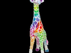 Girafa gigant din plus Rainbow
