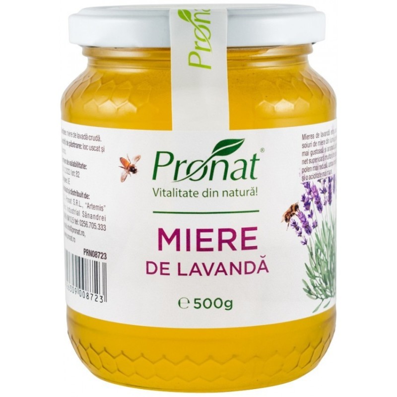 Reducere 14% - Miere de Lavanda, 500 g, Pronat 1 Miere de Lavanda