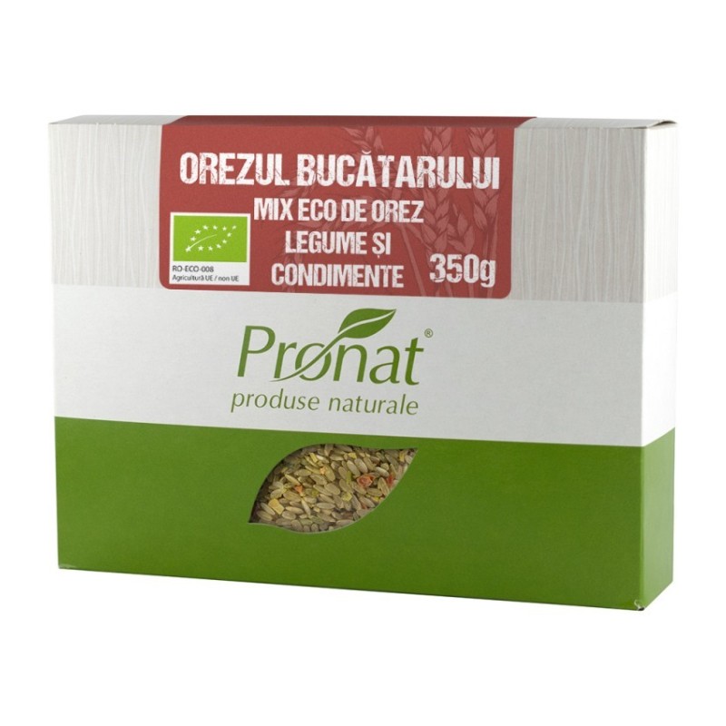 Reducere 14% - Mix BIO de Orez, Legume si Condimente, 350 g, Pronat 1 Mix BIO de Orez